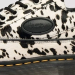 Dr. Martens Shoes Buzz 5-Eye Dalmatian Hair-On Leather Women's Cream-Black 42846100