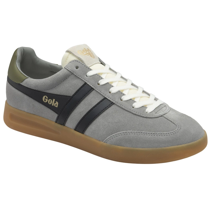 Gola Men's Cyclone Trainer CMB762CB Cement/Black/Khaki/Gum