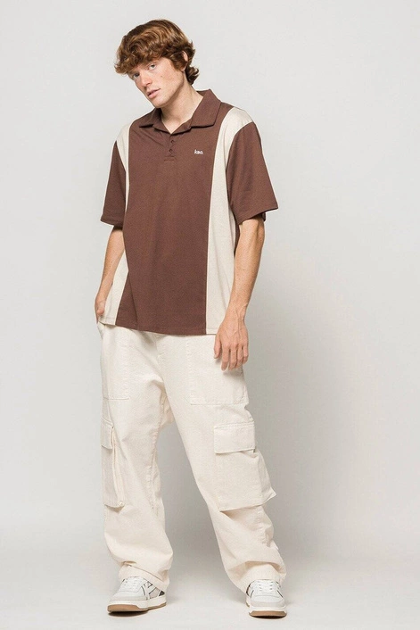 Kaotiko Brown Leroy Polo Shirt