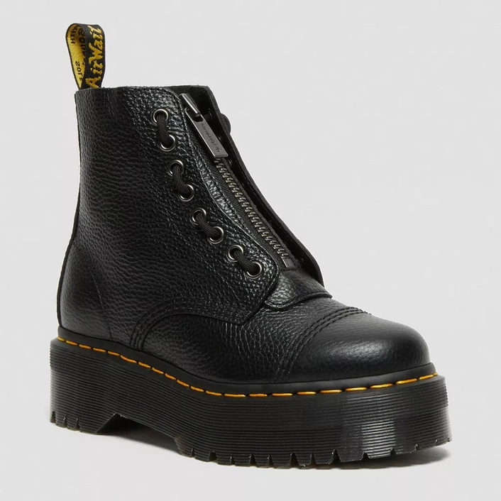 Dr. Martens platform boots Sinclair Milled Nappa black 22564001