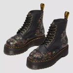 Dr. Martens Sinclair Decayed Roses Leather Platform Boots 32050001