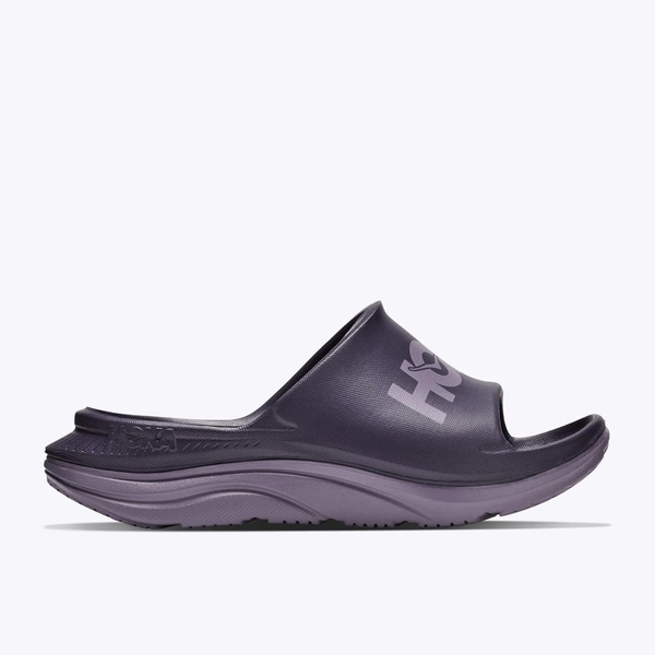 HOKA Ora Athletic Slide Unisex Recovery Slides Squid Ink/Purple Fog