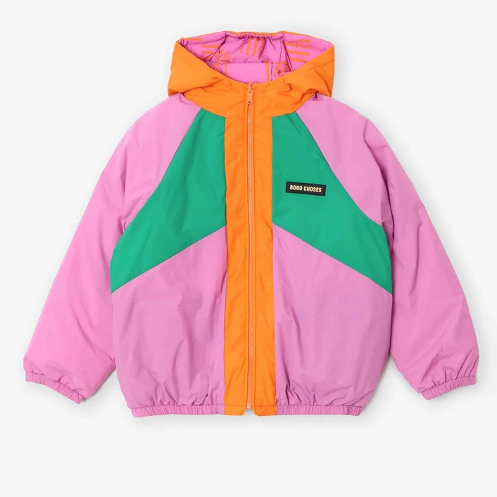 BOBO CHOSES Almost Moiré all over reversible anorak