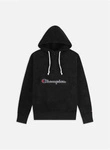 Champion HALF ZIP-UP POLAR FLEECE HOODIE BLACK