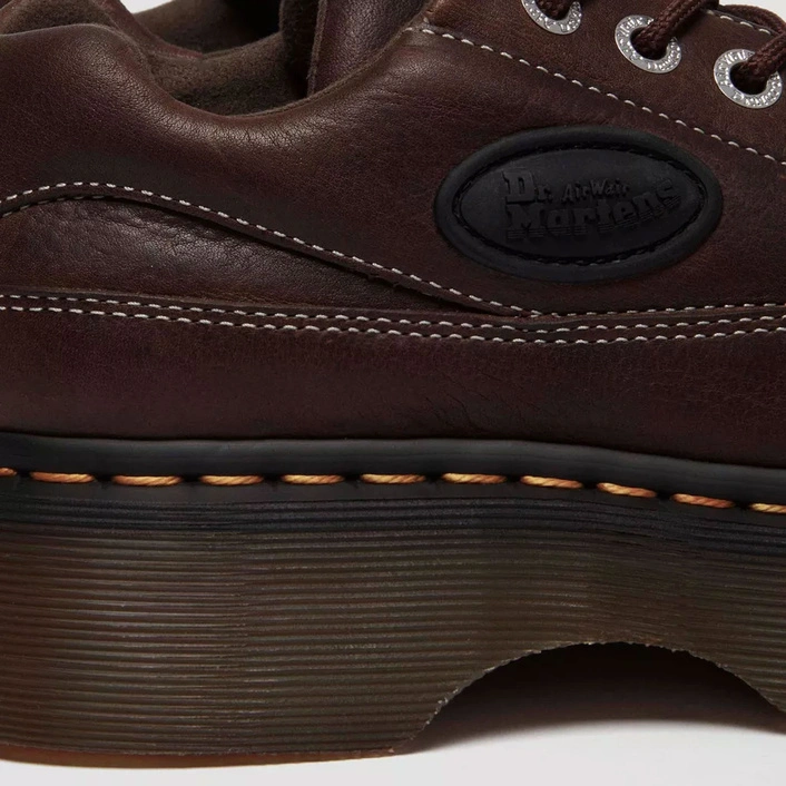 Dr. Martens women's shoes Buzz 5-Eye Grizzly dark brown 41129200