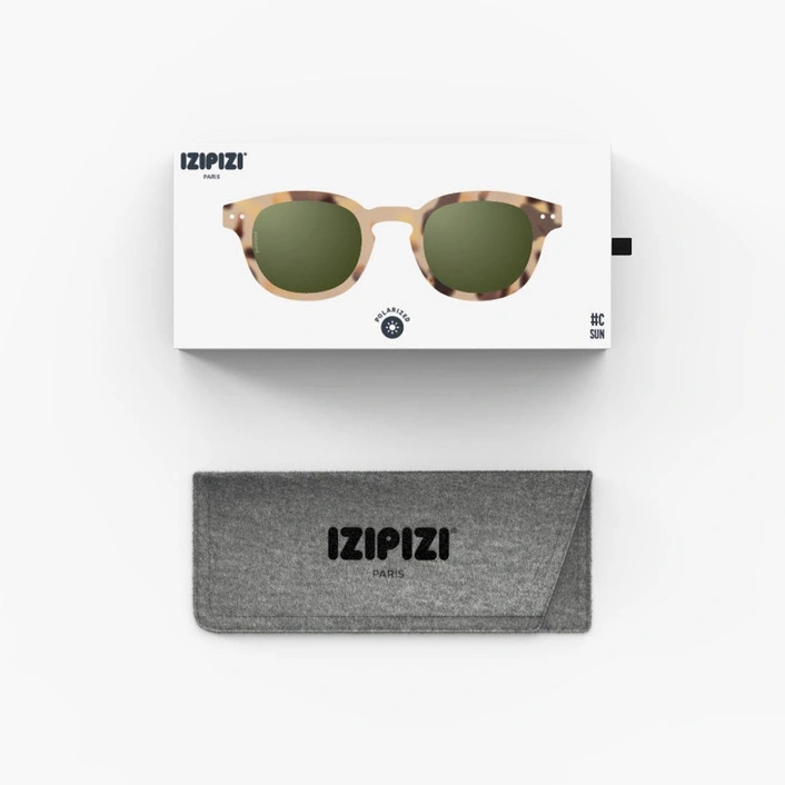 Izipizi Sunglasses #C Light Tortoise Polarized