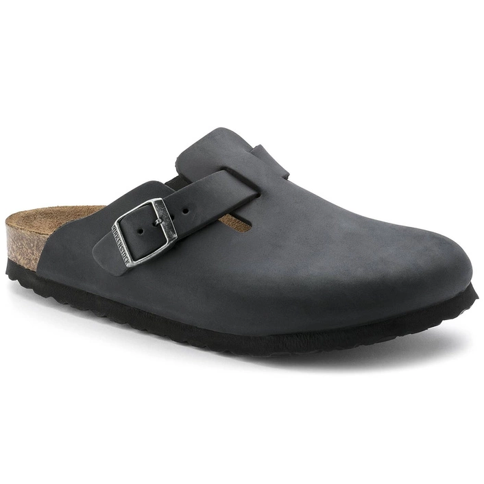 Birkenstock Boston NU Oiled Black 59461