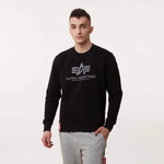 Alpha Industries BASIC SWEATER REFLECTIVE PRINT BLACK