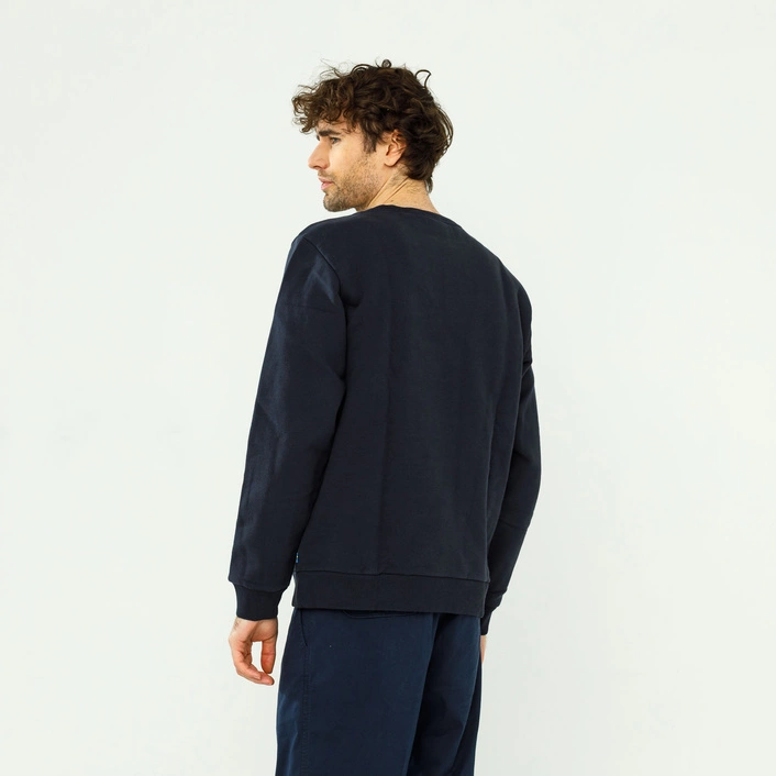 Fjällräven Logo Sweater M F84142555 Dark Navy