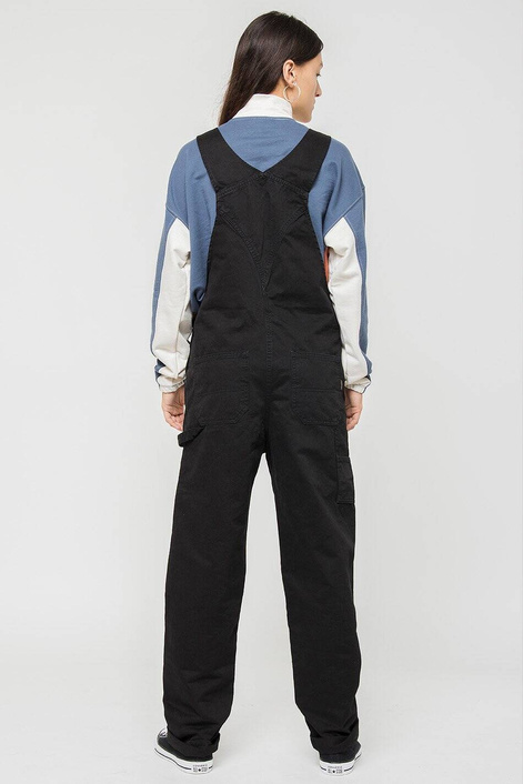 Kaotiko Black Denim Dungaree