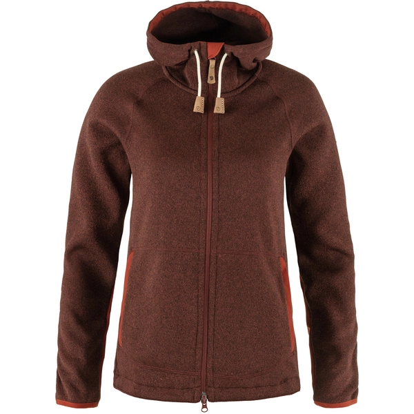 Fjallraven Ovik Fleece Hoodie W F89516-215 Autumn Leaf