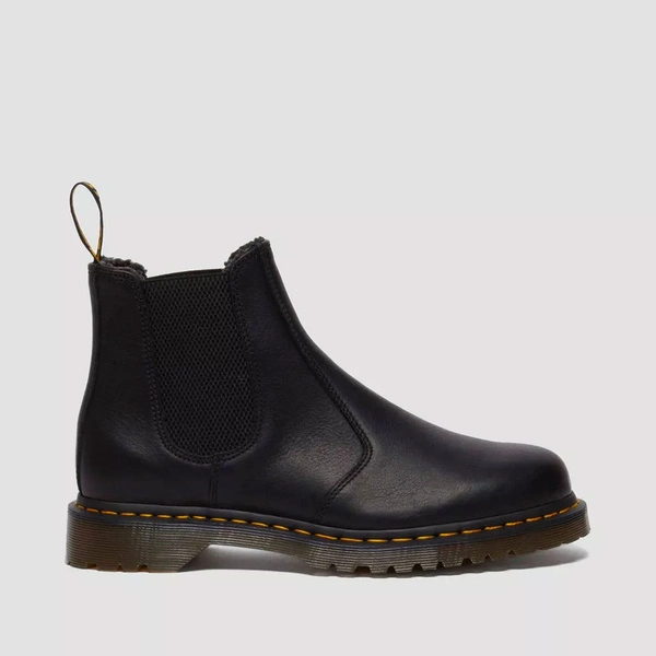 Dr. Martens fur-lined Chelsea boots 2976 Grizzly black 31874001