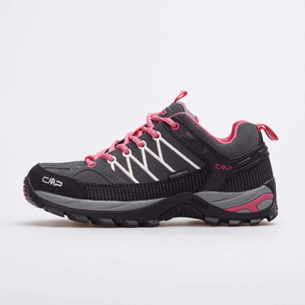 CMP RIGEL LOW WMN TREKKING SHOES WP GREY/FUXI