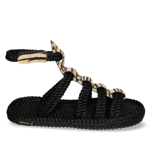 Bohonomad Serengeti Rope Sandal - Black