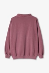 Kaotiko Burgundy Washed Daylen Sweatshirt