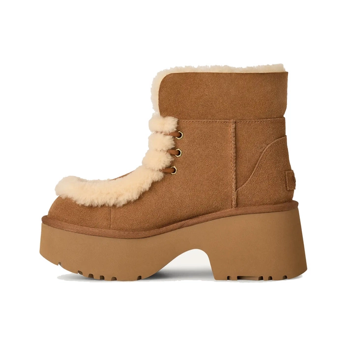 UGG W Classic Esmee Lace Up Boot Chestnut 1171532-CHE