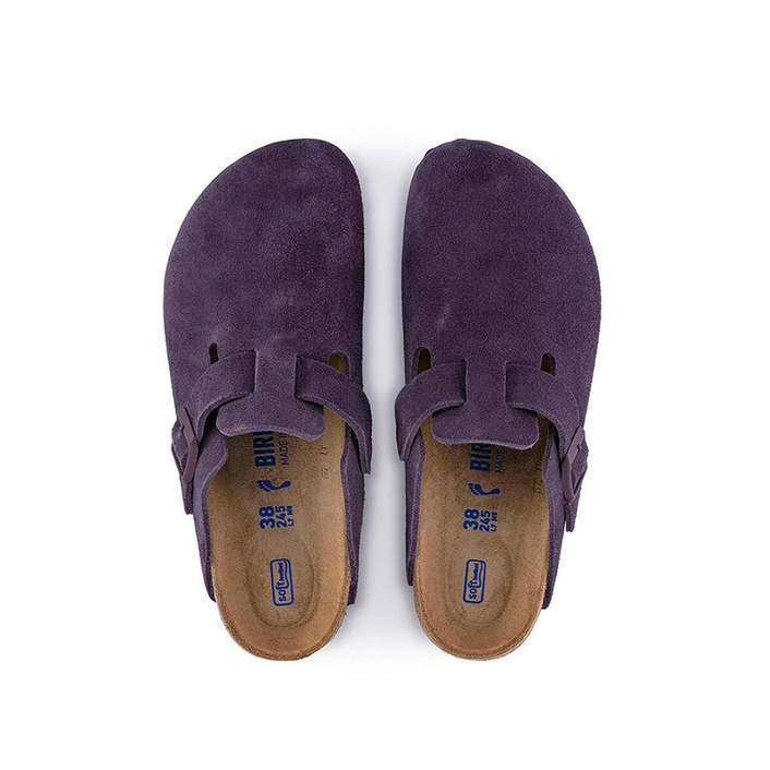 Birkenstock Boston Soft Footbed Suede Leather Unisex W 1023542 (Narrow)