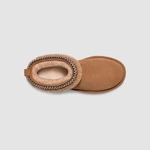 UGG W CLASSIC ULTRA MINI CURLY BOOT CHESTNUT