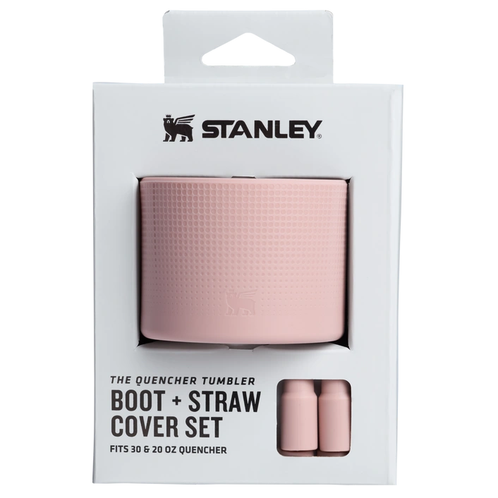 Stanley Quencher Boot and Straw Cover Set 0.88L / 0.59L Pink Dusk