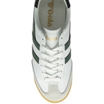 Gola Classics Men's Torpedo Leather Trainers CMB622IN White/Evergreen/Black