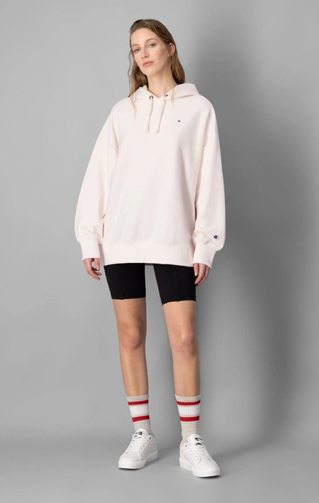 Champion WMNS HOODED SWEATSHIRT Small Logo Pink