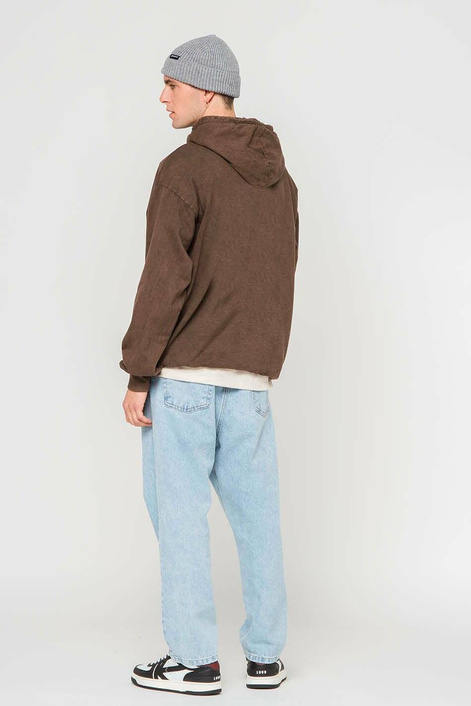 Kaotiko Brown Washed Vancouver Society Sweatshirt