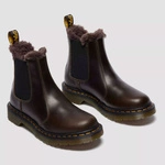 Dr. Martens 2976 Leonore Faux Fur Lined Leather Chelsea Boots 41415020