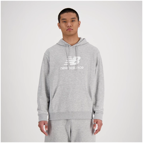 New Balance Men's Big Logo Hoodie MT41501AG Grey