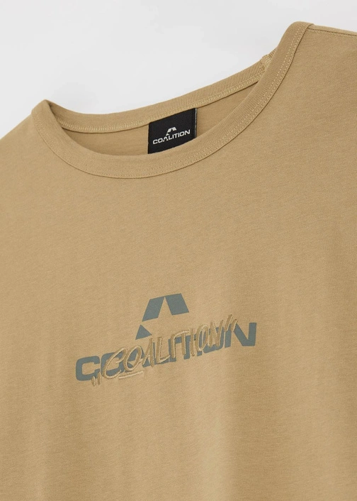 Coalition CLTN SK8 03 Men's T-shirt – beige