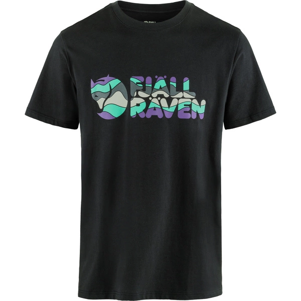 Fjallraven Multicolor Logo T-shirt F12600268-550 Black