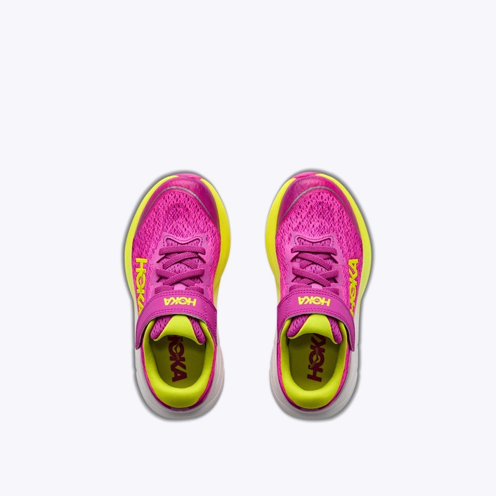 HOKA Rincon 4 Little Kids Kids' Running Shoes Fuchsia / Fuchsia