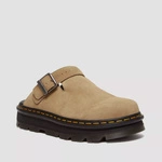 Dr. Martens Platform Mules Zebzag Slingback Suede Light Brown 31737439