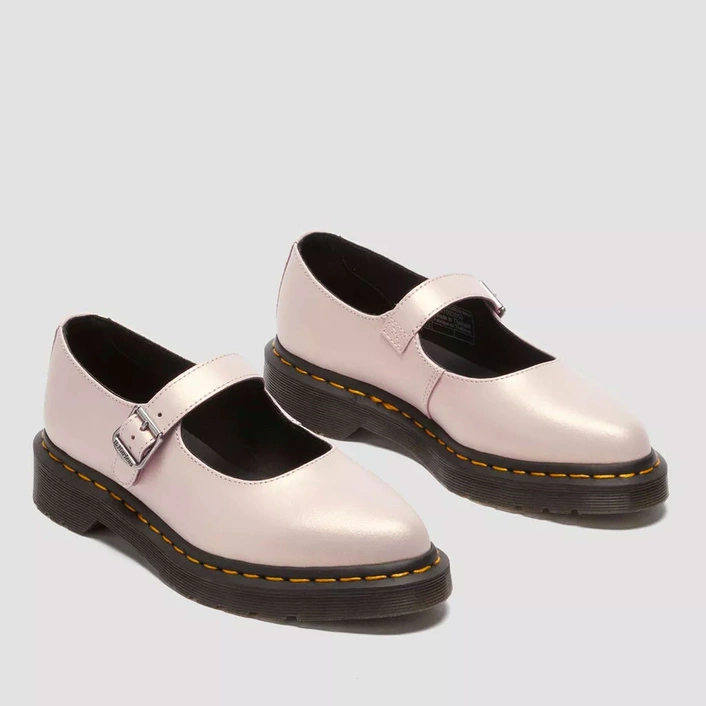 Dr. Martens Mary Jane Ballet Flats Elphie II Women's Pearl Powder Pink 41092650