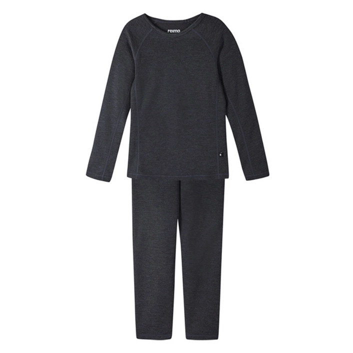 Reima Thermal base layer set Lani Black melange 5200031A9510