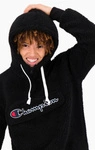 Champion HALF ZIP-UP POLAR FLEECE HOODIE BLACK