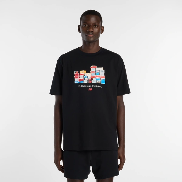 New Balance Men's Black T-shirt MT61H0DXBK