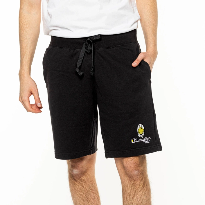 CHAMPION X SMILEY BERMUDA SHORTS BLACK