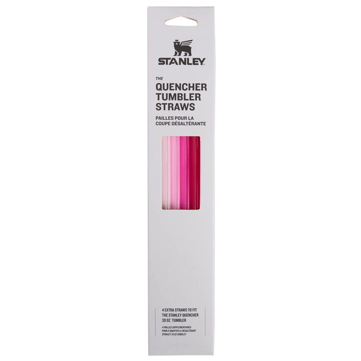 Stanley Słomki do Stanley Quencher H2.O FlowState™ 0.89L Pink - 4 sztuki