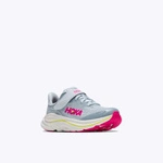 HOKA Clifton 10 Little Kids Kids' Running Shoes Overcast / Neon Dragonfruit