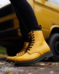 Dr. Martens WOMEN'S SHOES 1460 YELLOW SMOOTH 24614700