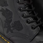 Dr. Martens 1460 Vonda Mono Floral Rose Leather Lace Up Boots 24985001