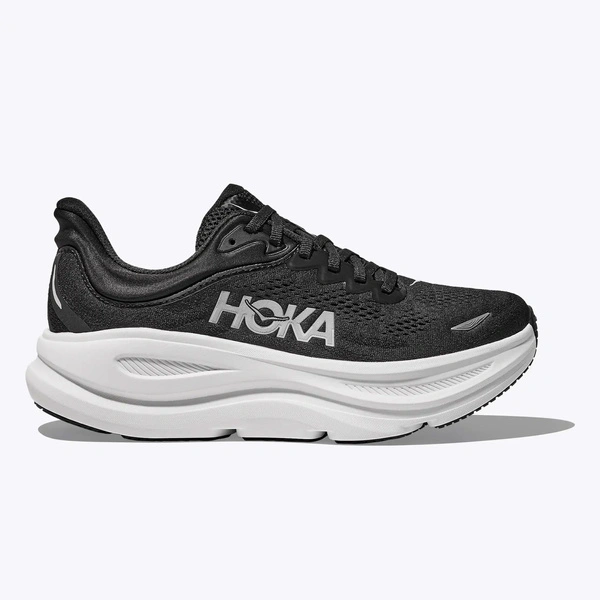 HOKA Bondi 9 Women's Running Shoes Black / White